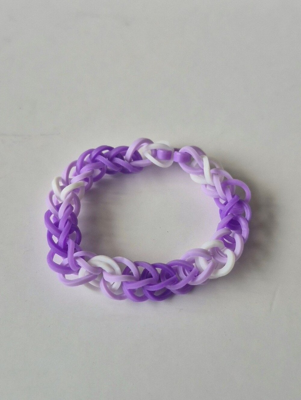 Handmade Elastic Bracelet - Purple Gradient